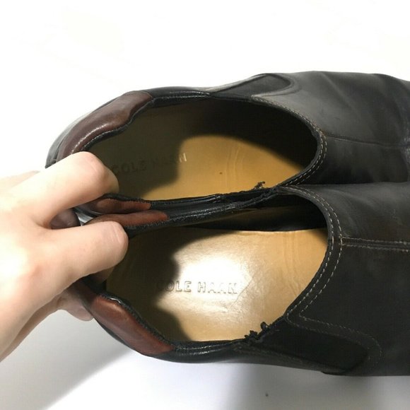 Cole Haan Two Tone Slip On Loafers Leather Shoes main image 4